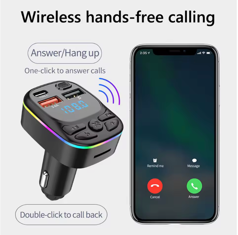 Car FM Transmitter Charger