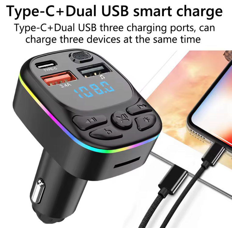 Car FM Transmitter Charger